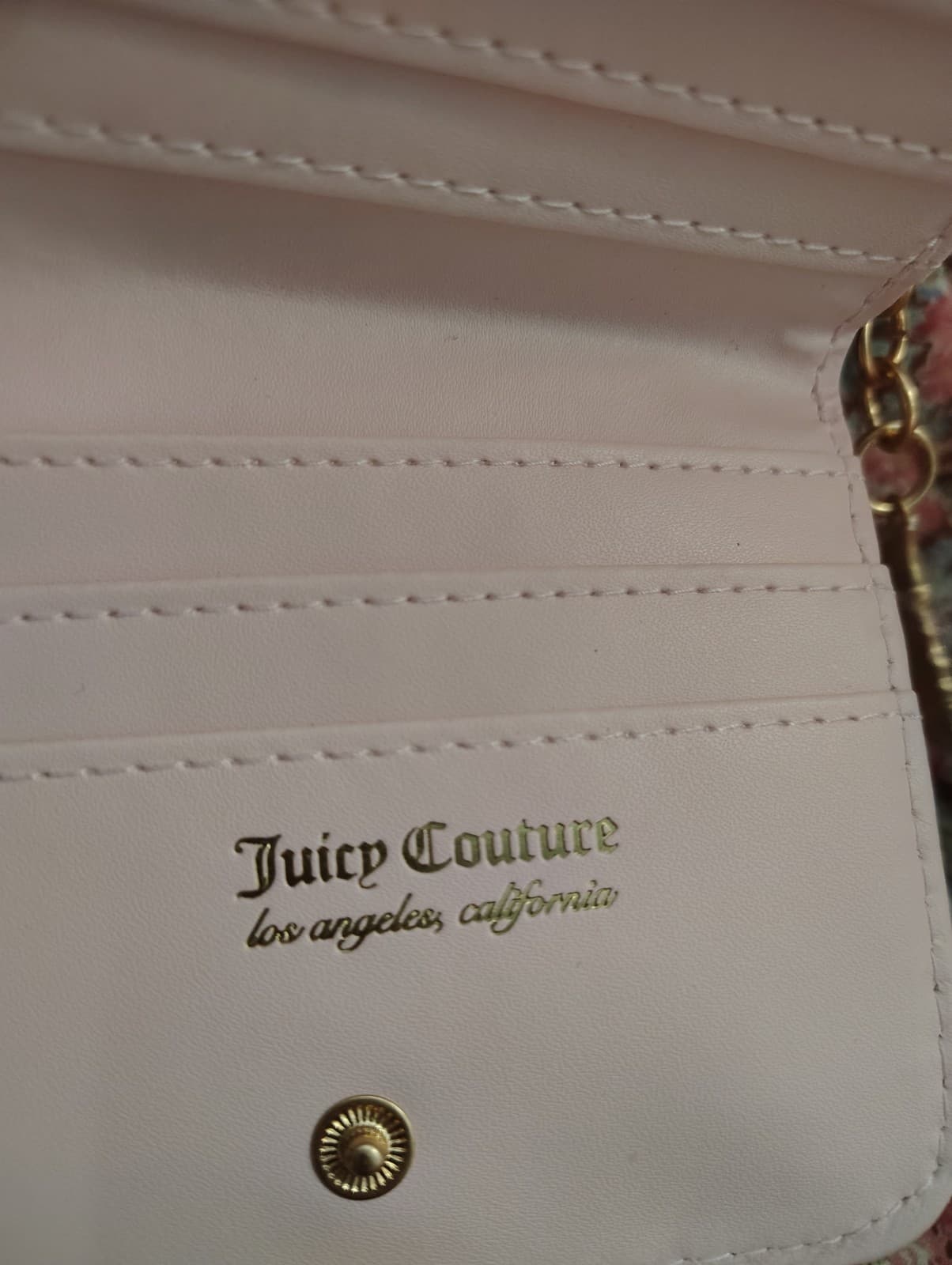 NEW Juicy Couture Exclusive Wristlet Wallet With Gold Bling Puppy Charm, Chain - Thumbnail 12