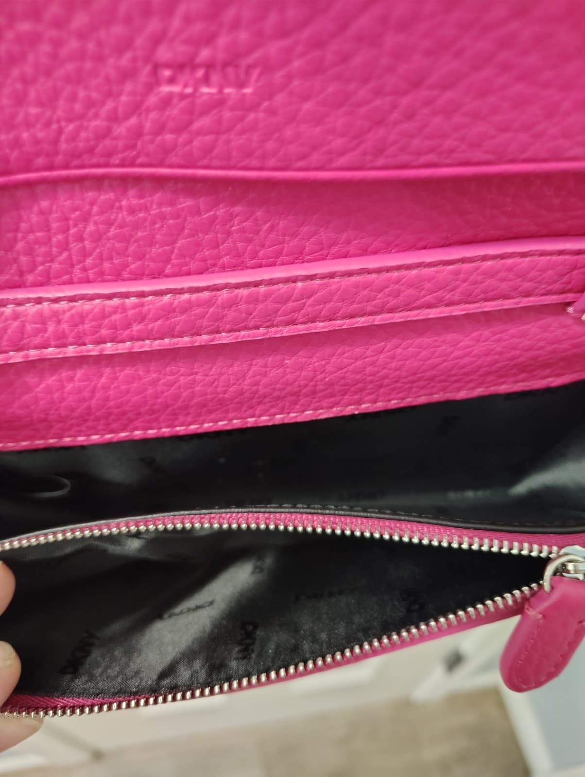 NEW DKNY Pink Faux Leather Shoulder Bag, Retail 128.00 - Thumbnail 18
