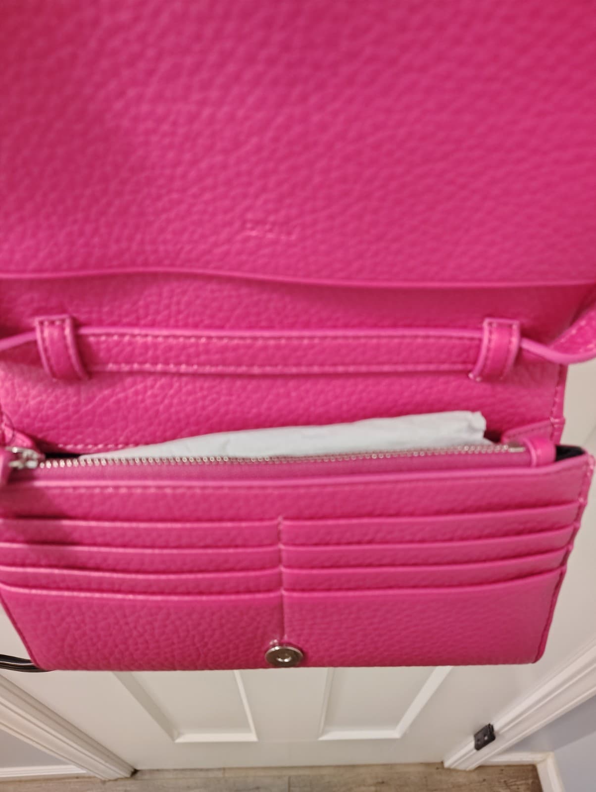 NEW DKNY Pink Faux Leather Shoulder Bag, Retail 128.00 - Thumbnail 19