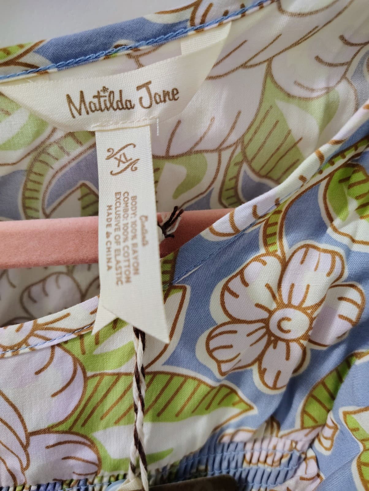 NWT Womens Matilda Jane You Are Wonderful Floral Midi Dress Size XL - Thumbnail 6