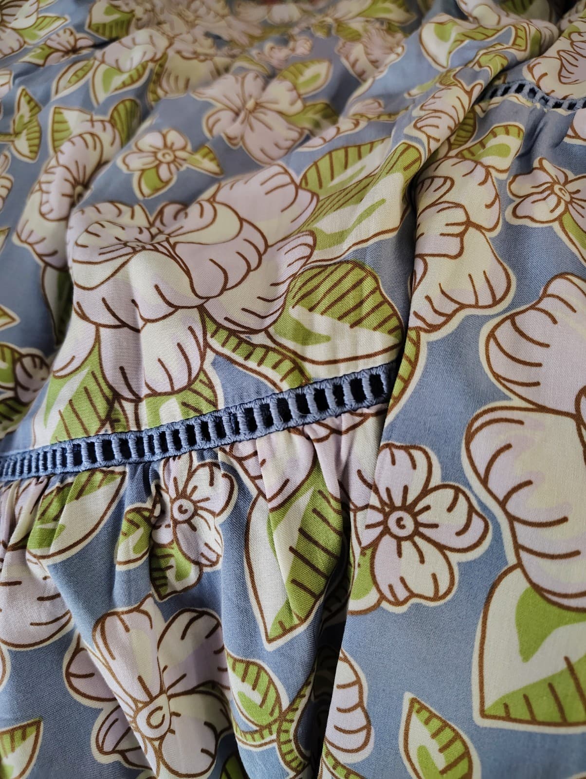 NWT Womens Matilda Jane You Are Wonderful Floral Midi Dress Size XL - Thumbnail 13