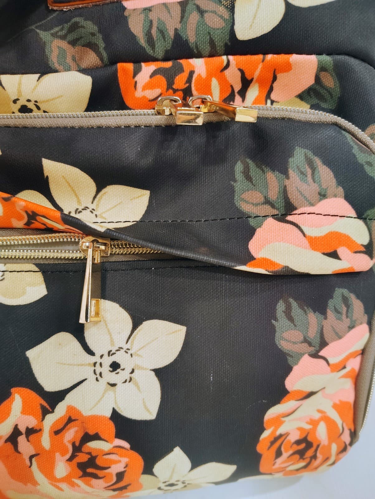 Lokass Floral Diaper Bag Waterproof Backpack Infant Insulated Pouch GUC - Thumbnail 9