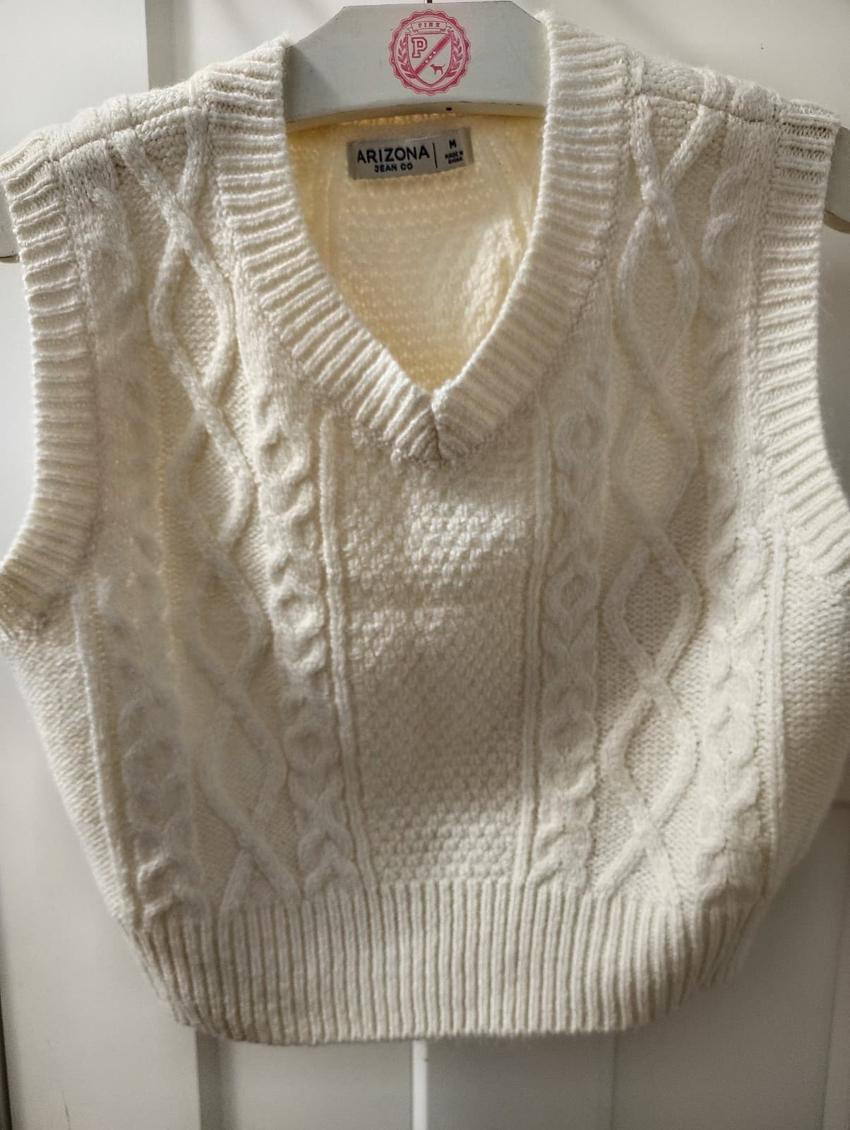 Arizona Jeans Co Women's Oversized Sweater Vest, Size M - Thumbnail 6