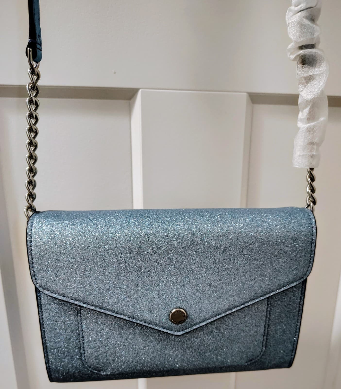 NWOT Kate Spade Blue Tinsel Crossbody MSRP $279 - Thumbnail 3