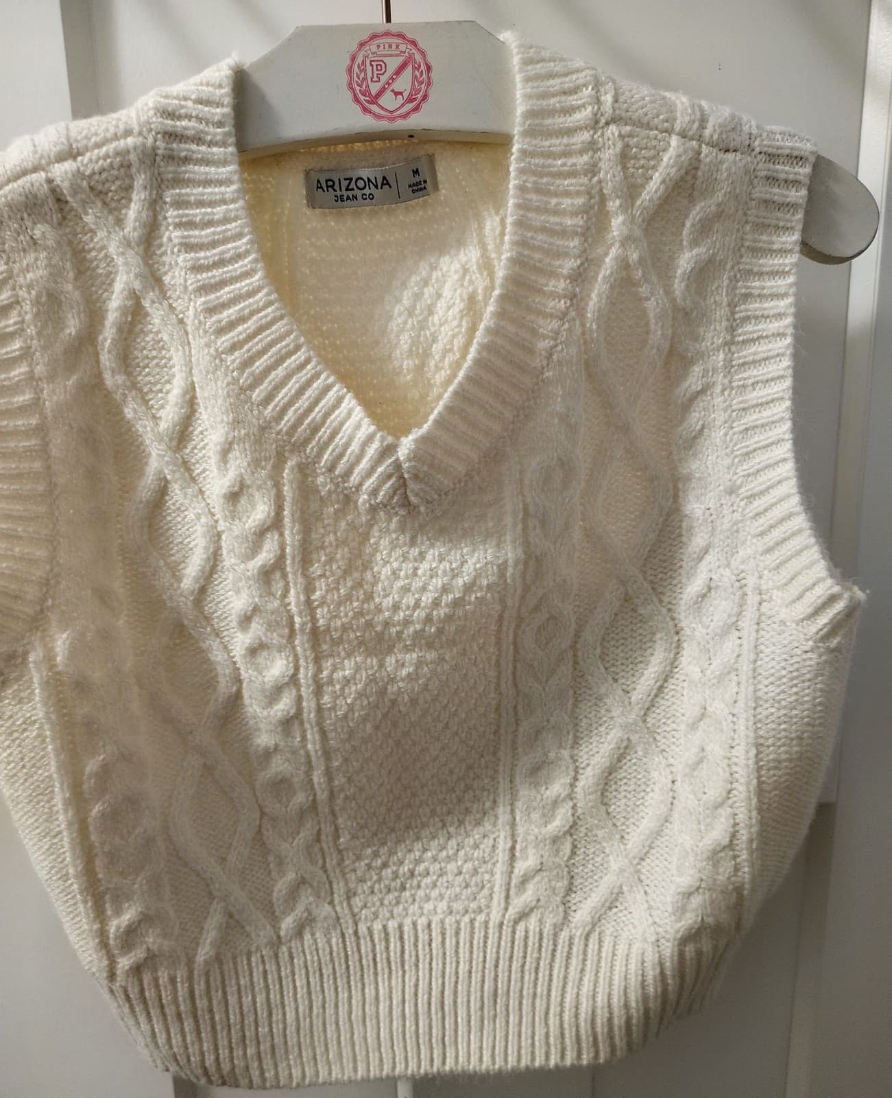 Arizona Jeans Co Women's Oversized Sweater Vest, Size M