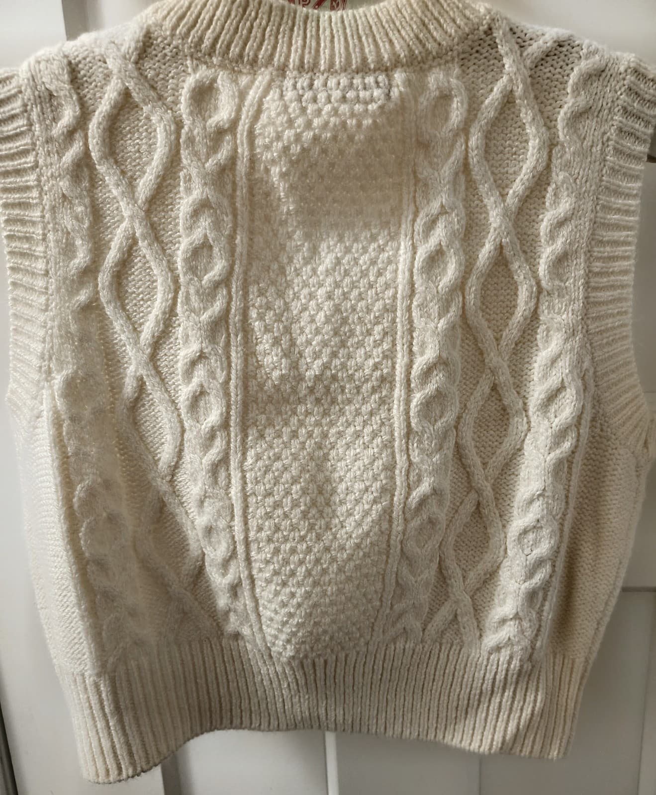 Arizona Jeans Co Women's Oversized Sweater Vest, Size M - Thumbnail 4