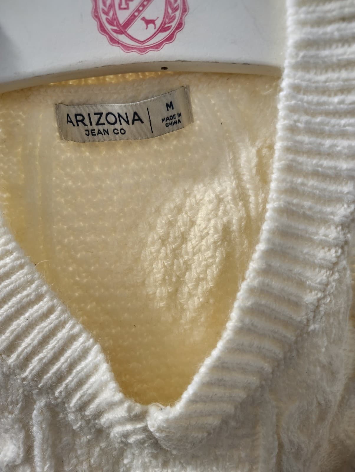 Arizona Jeans Co Women's Oversized Sweater Vest, Size M - Thumbnail 2