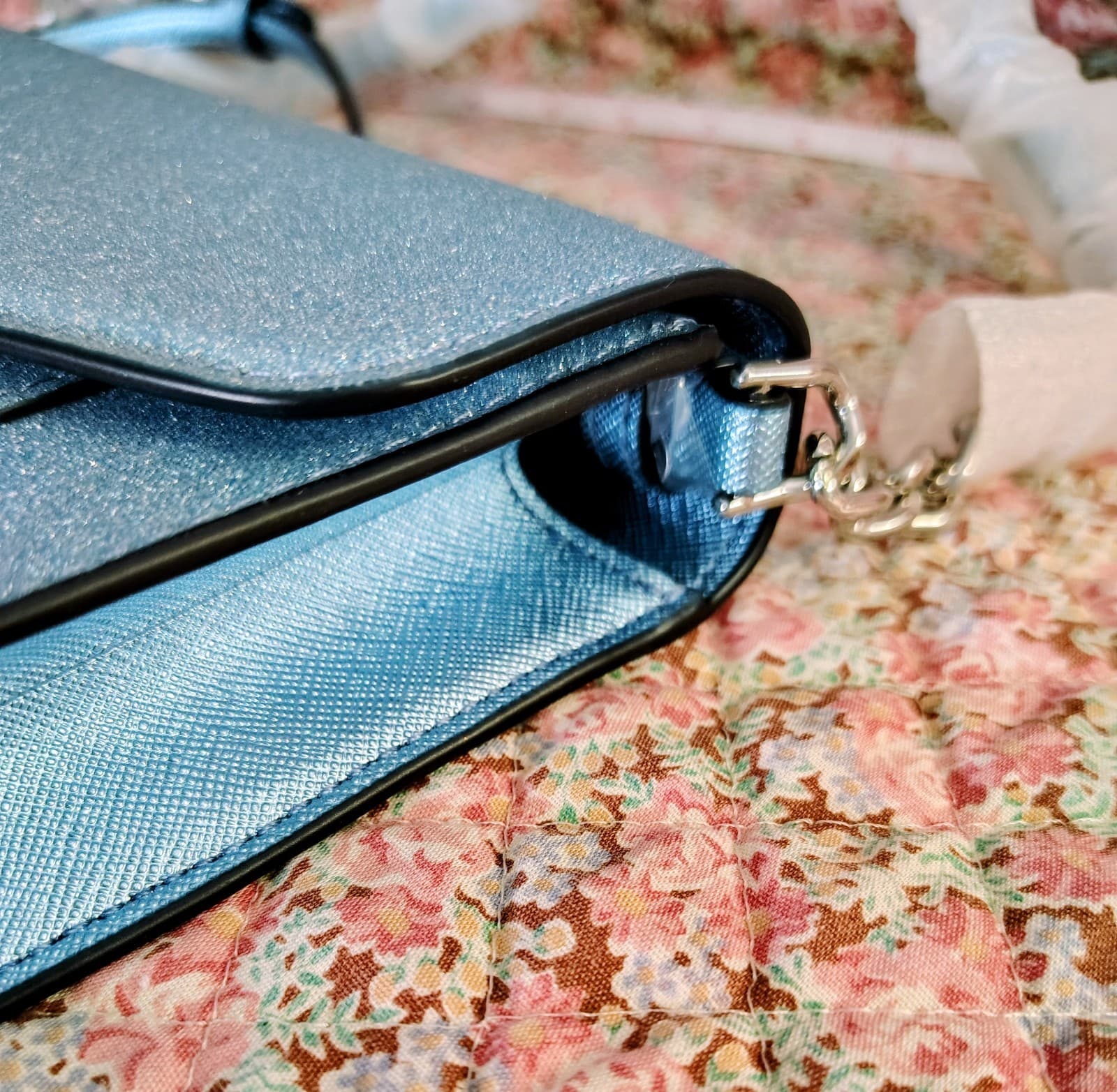 NWOT Kate Spade Blue Tinsel Crossbody MSRP $279 - Thumbnail 14