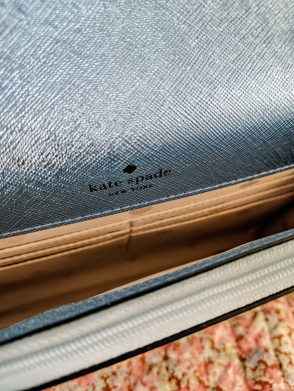 NWOT Kate Spade Blue Tinsel Crossbody MSRP $279 - Thumbnail 20