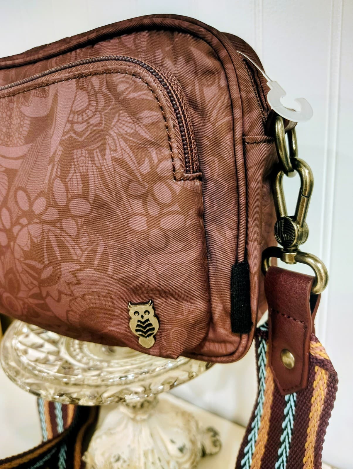 Sakroots Spirit Desert Crossbody Costa Camera Bag Canvas Small Purse Brown - Thumbnail 7