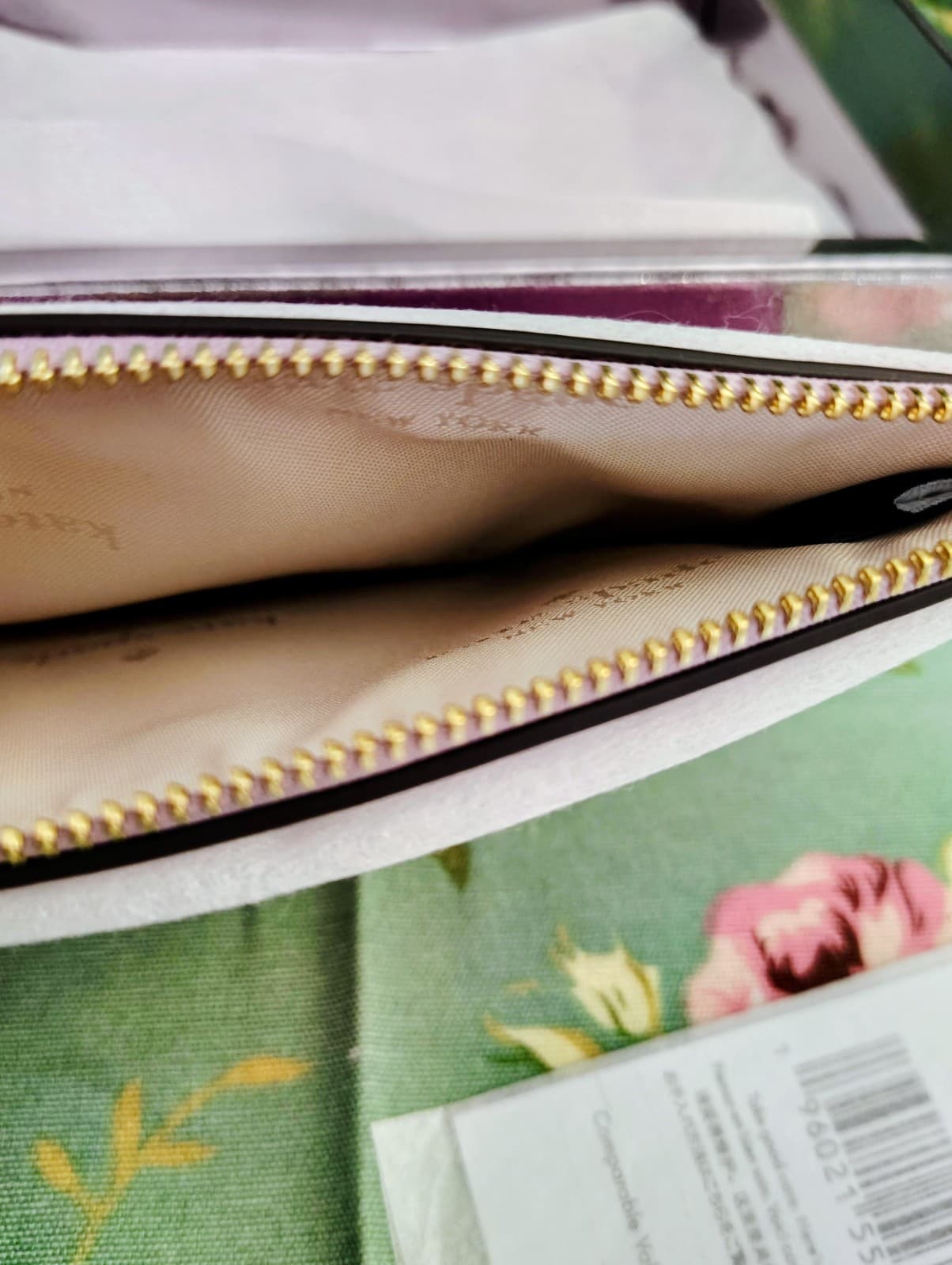 NEW Kate Spade New York Metallic Pink Zip Pouch Card Holder With Box $149 - Thumbnail 7