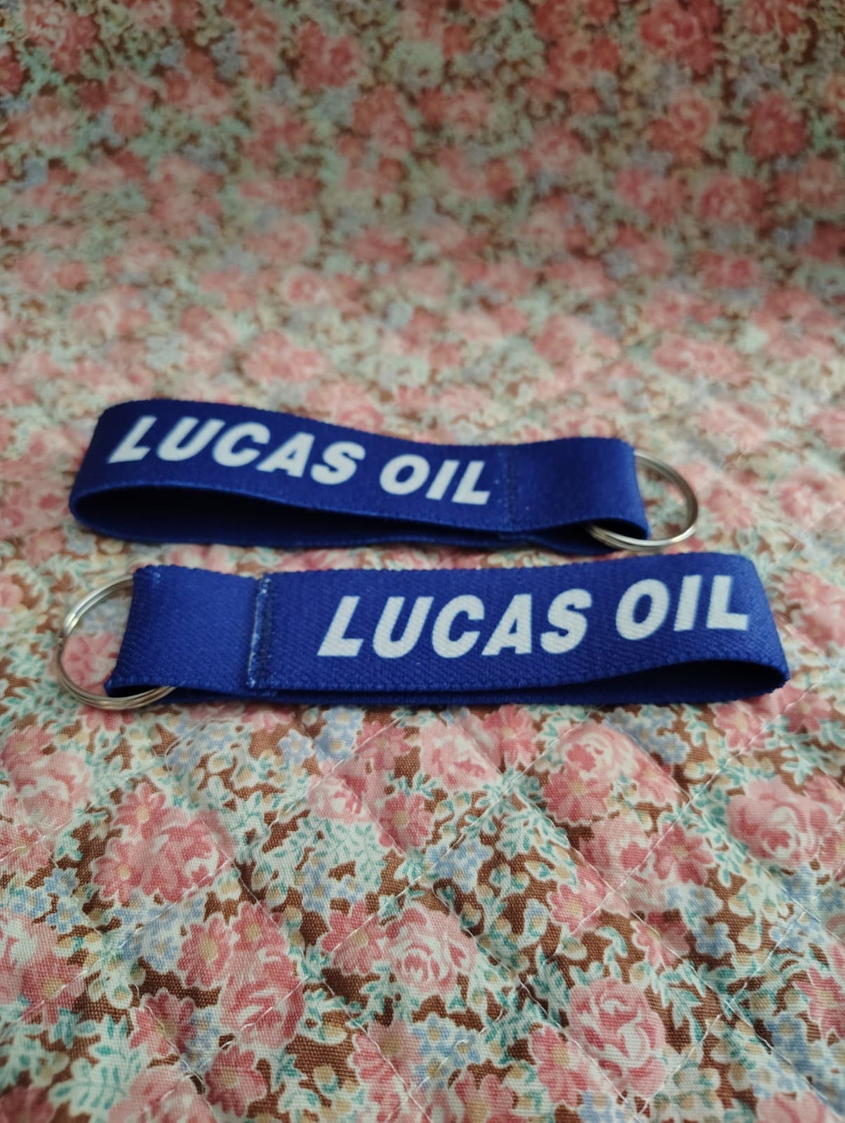 NEW Lucas Oil Keychain Blue X2 - Thumbnail 2