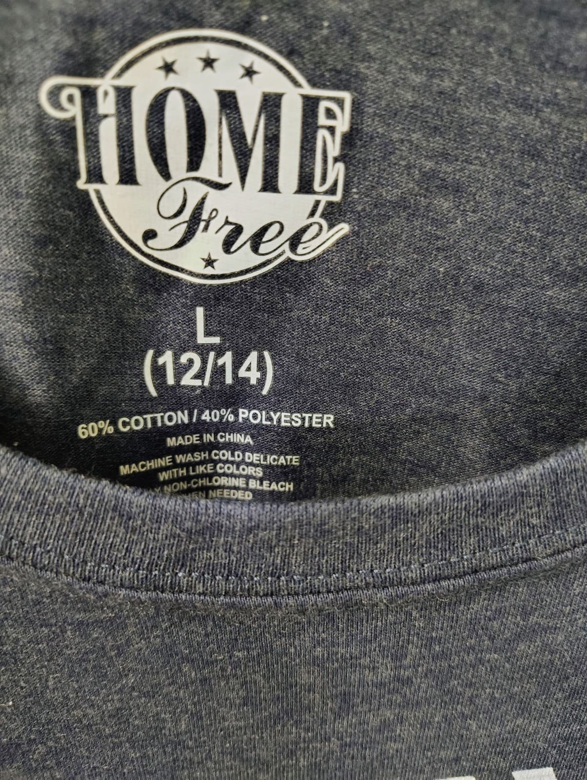Home Free NWT Kentucky Long Sleeves Navy Shirt, Size Large - Thumbnail 2