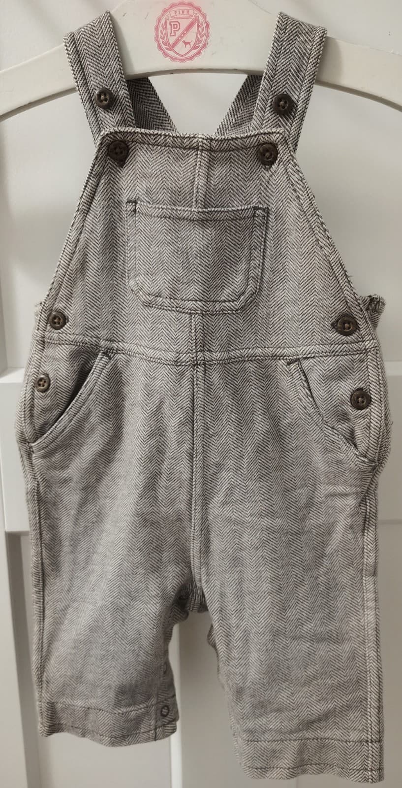 Old Navy Newborn Cotton Jumper Overalls 0-3 Months