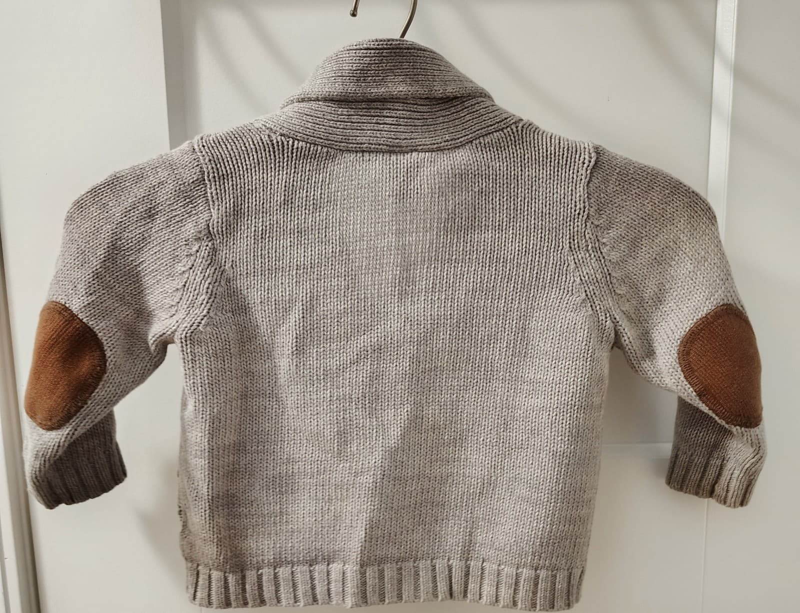 Old Navy Baby Boy Button Up Sweater Cardigan, 6-12 Months - Thumbnail 4