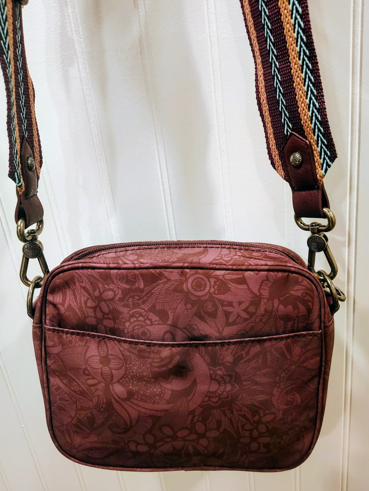 Sakroots Spirit Desert Crossbody Costa Camera Bag Canvas Small Purse Brown - Thumbnail 12