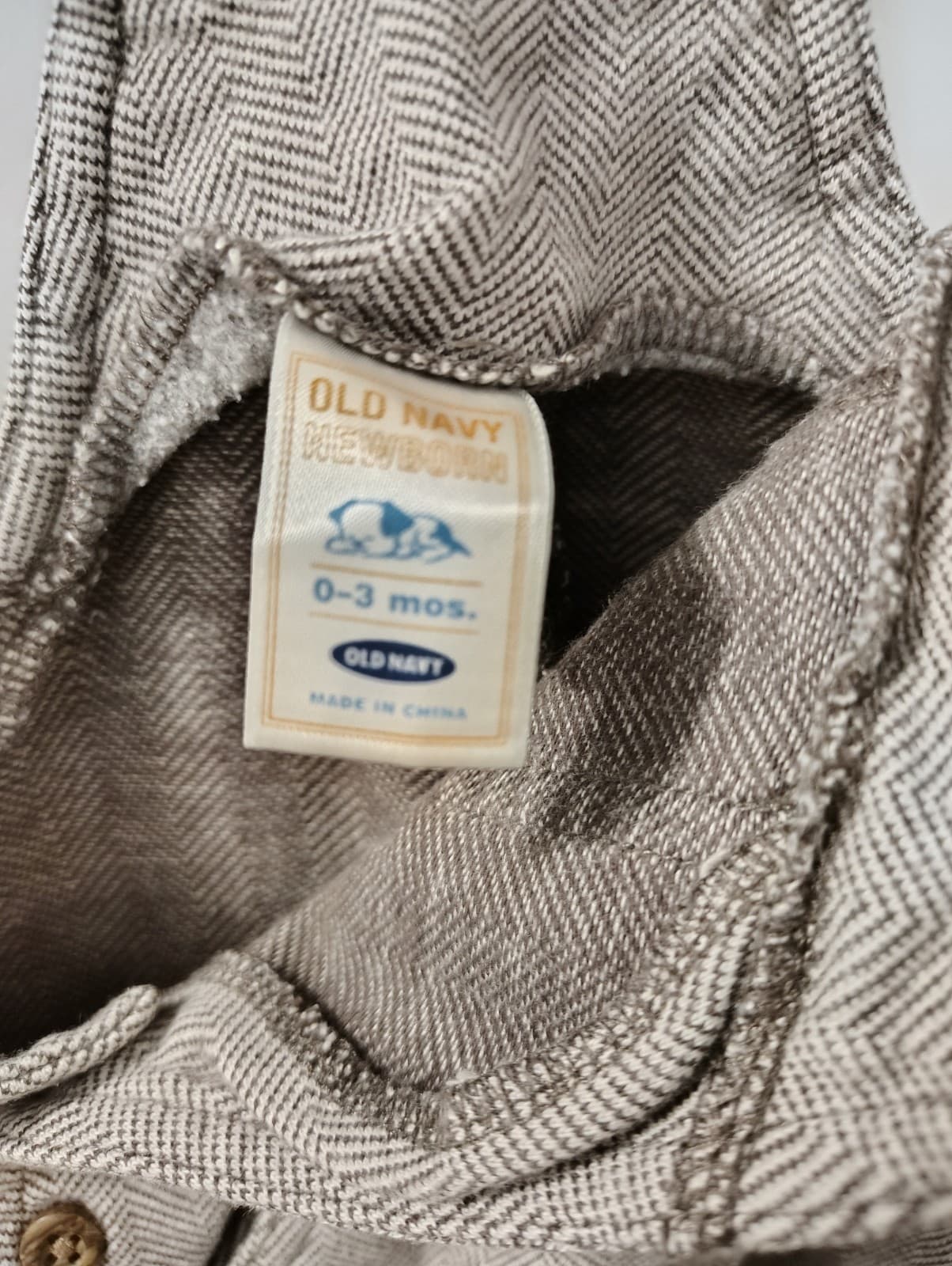 Old Navy Newborn Cotton Jumper Overalls 0-3 Months - Thumbnail 6