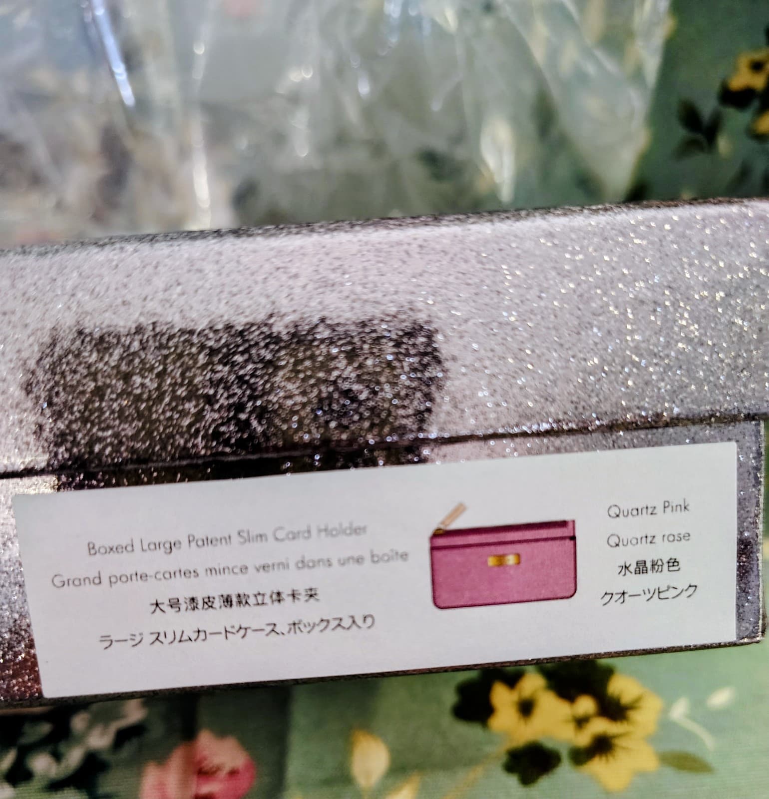 NEW Kate Spade New York Metallic Pink Zip Pouch Card Holder With Box $149 - Thumbnail 12