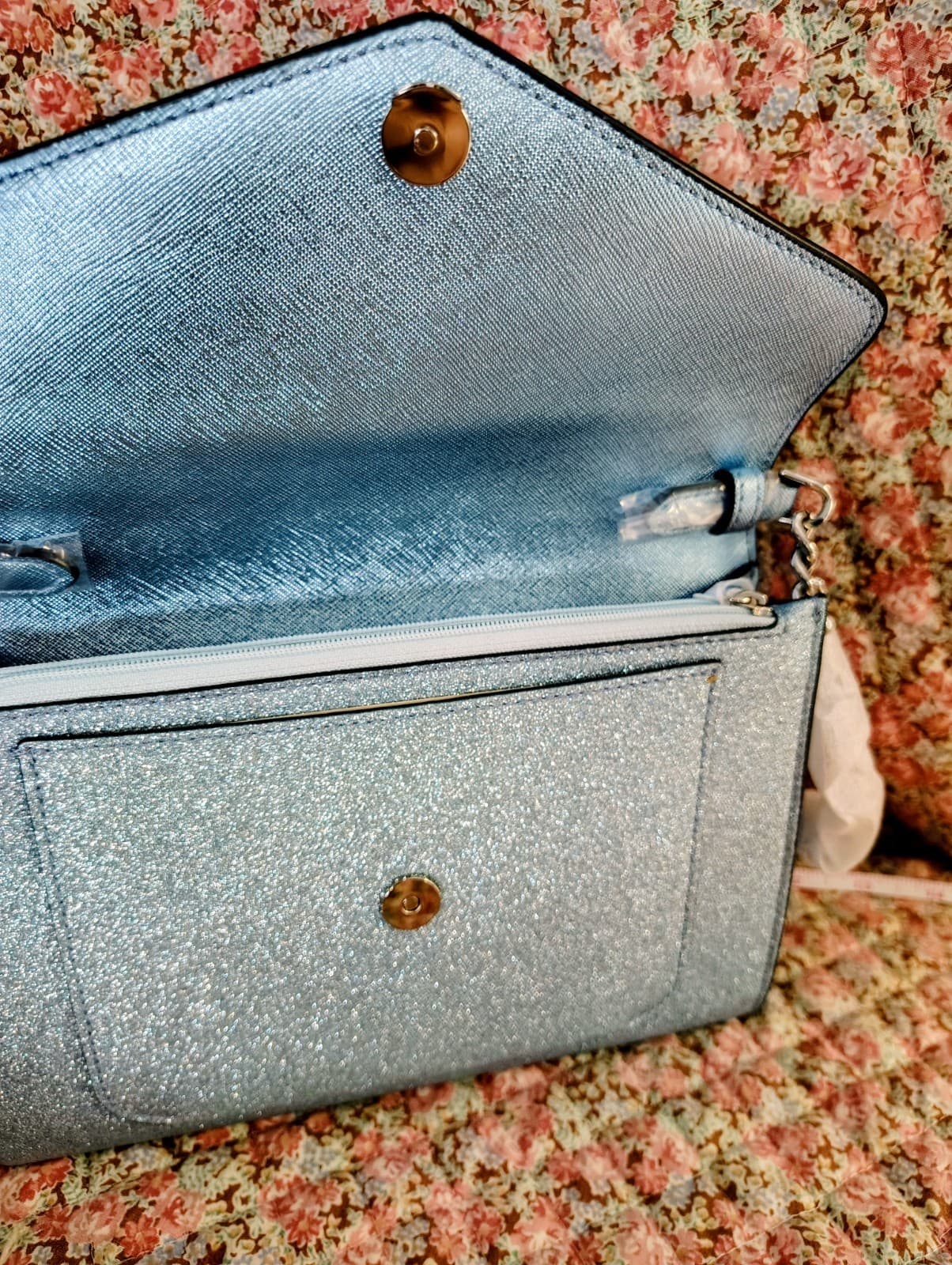 NWOT Kate Spade Blue Tinsel Crossbody MSRP $279 - Thumbnail 16