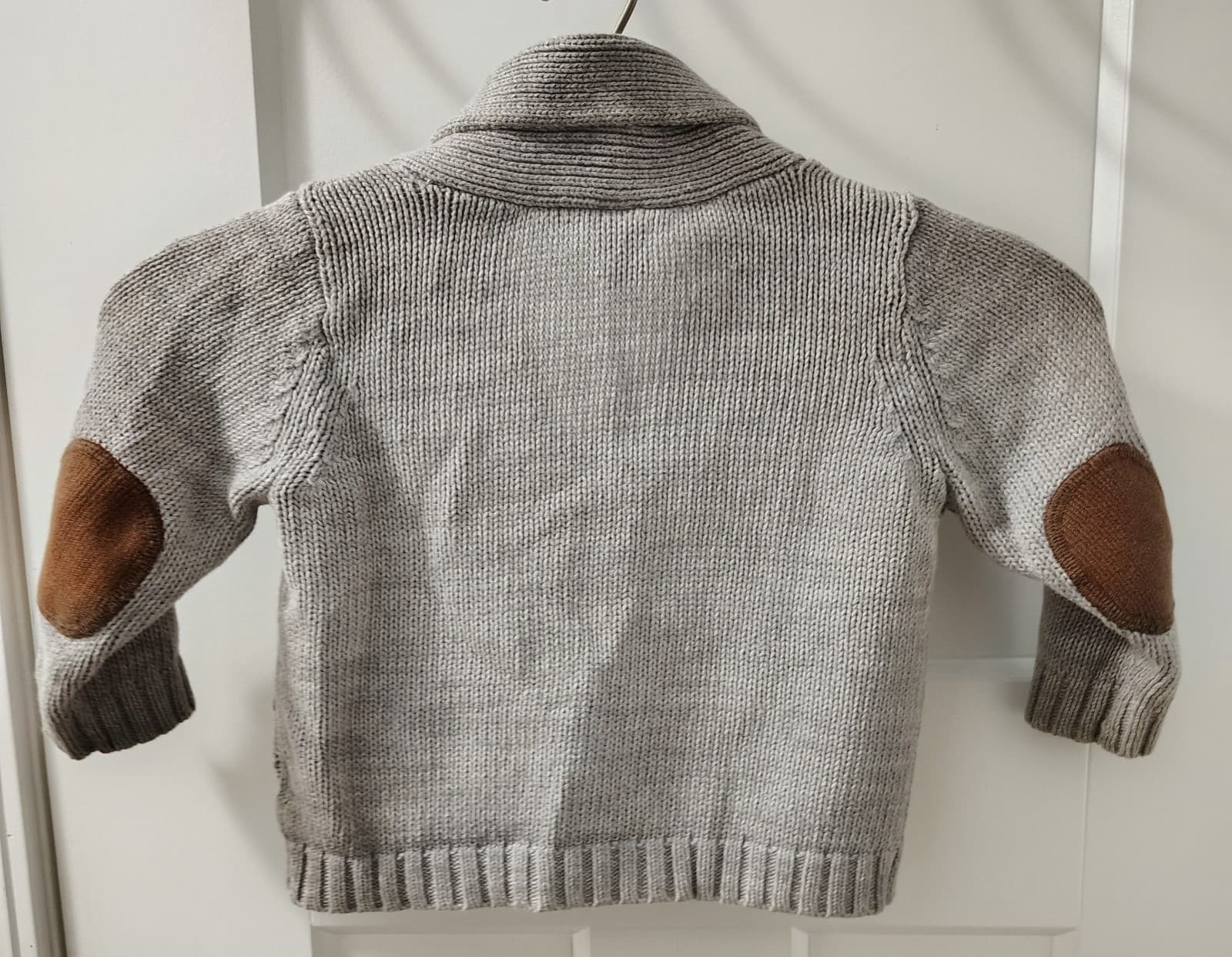Old Navy Baby Boy Button Up Sweater Cardigan, 6-12 Months - Thumbnail 5