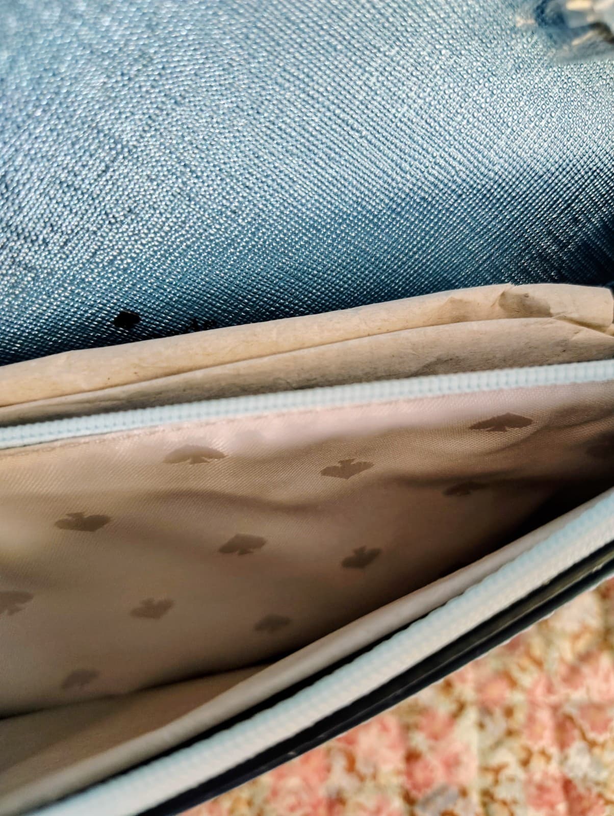 NWOT Kate Spade Blue Tinsel Crossbody MSRP $279 - Thumbnail 21
