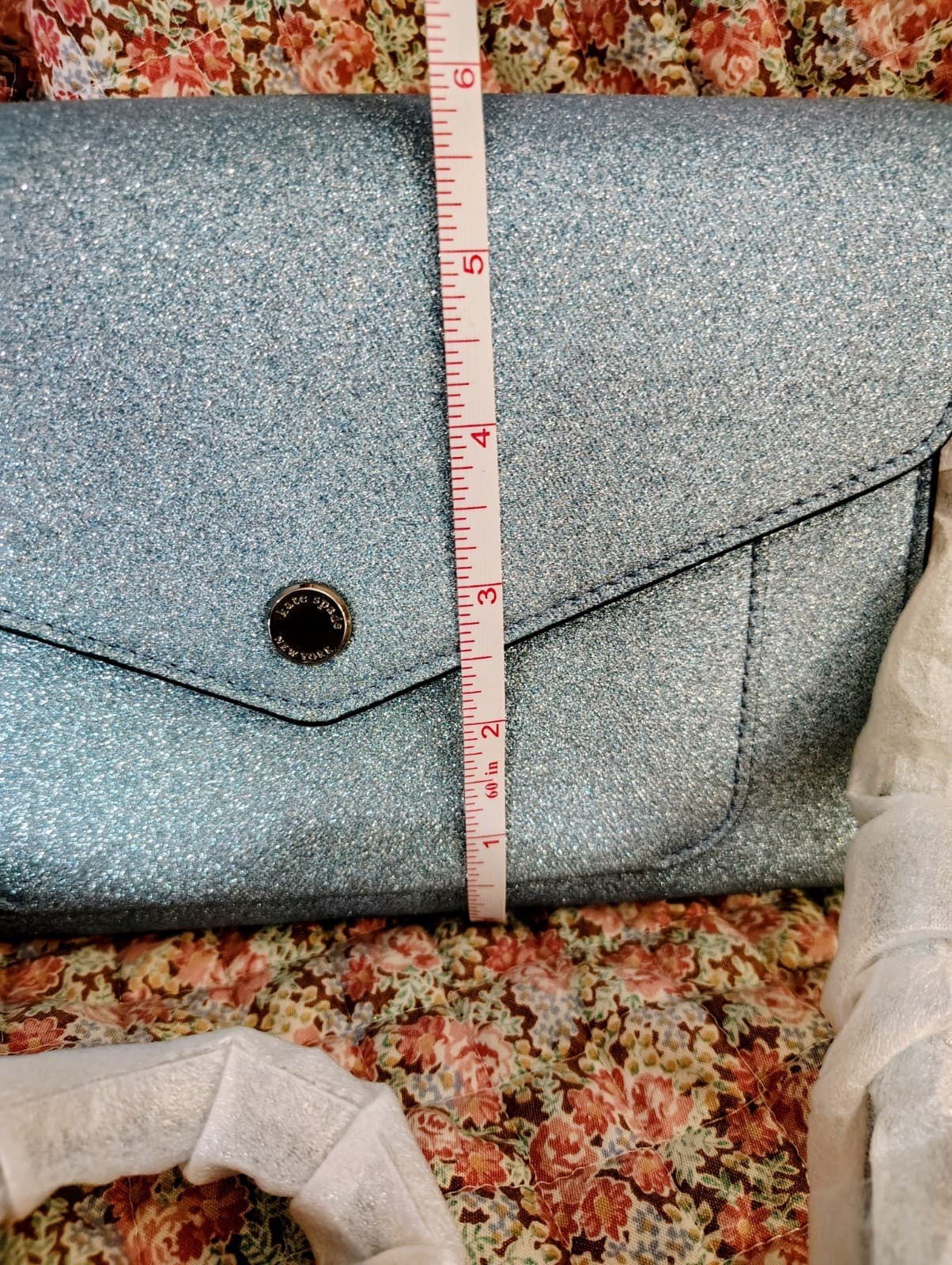 NWOT Kate Spade Blue Tinsel Crossbody MSRP $279 - Thumbnail 23