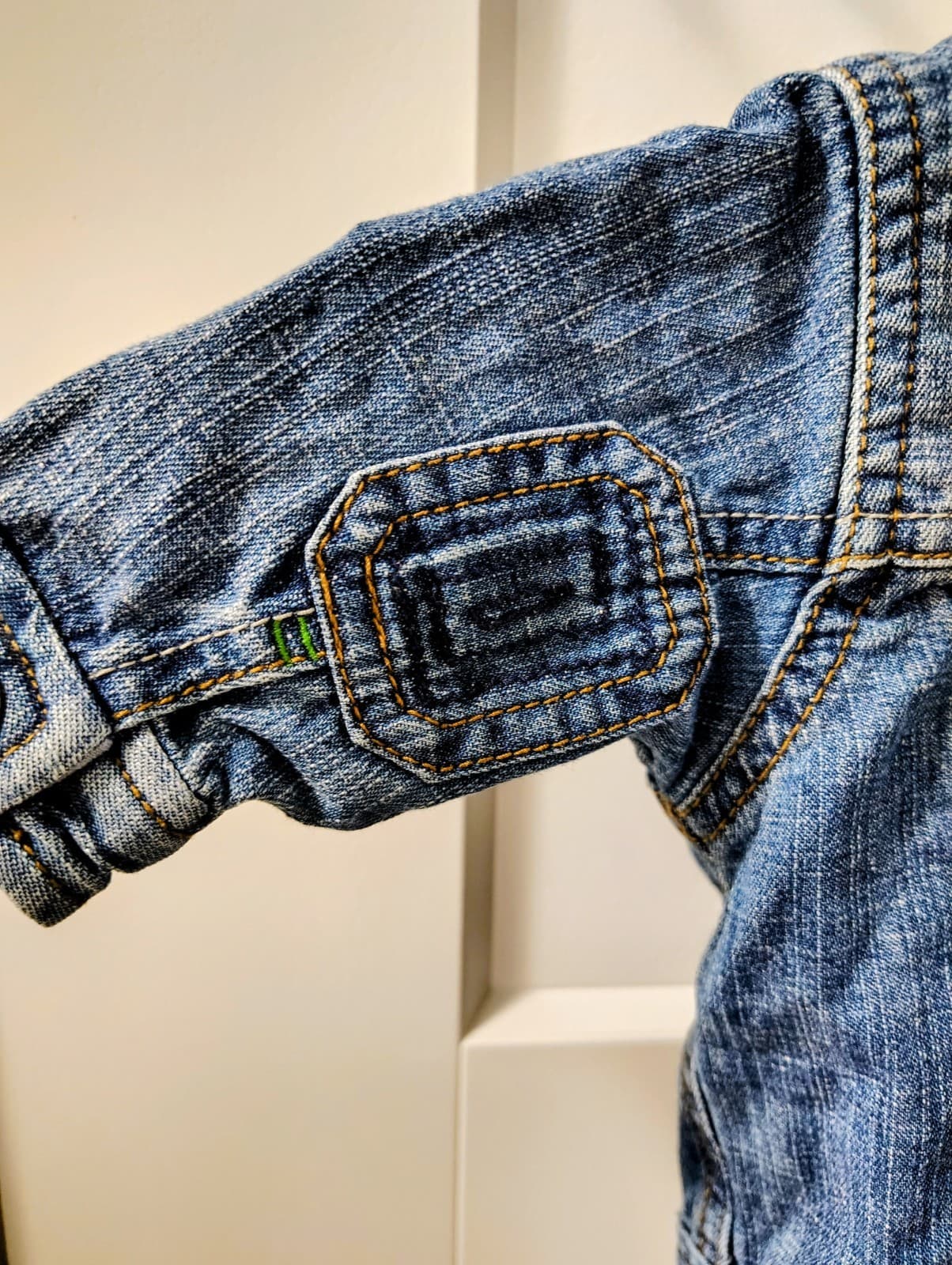 Genuine Baby Denim Jean Jacket, 3 Months - Thumbnail 7