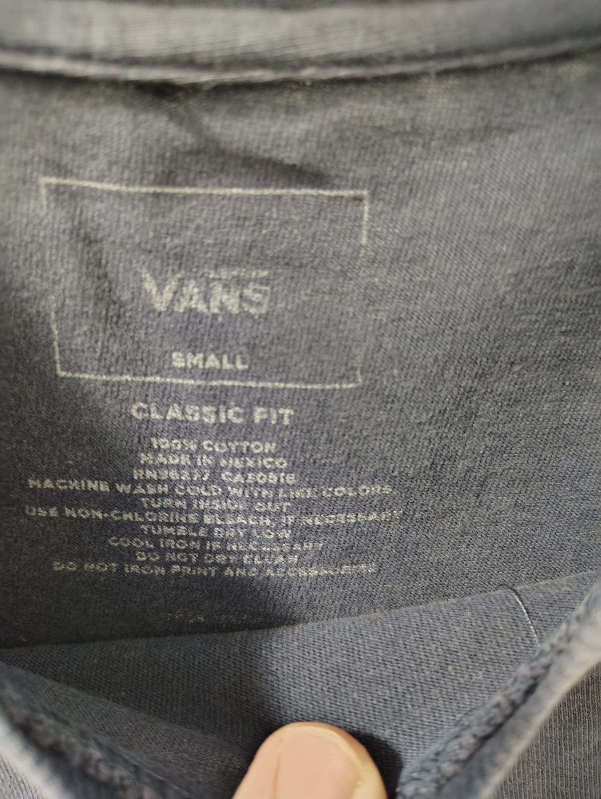 Vans Mens Small Gray T-shirt - Thumbnail 5