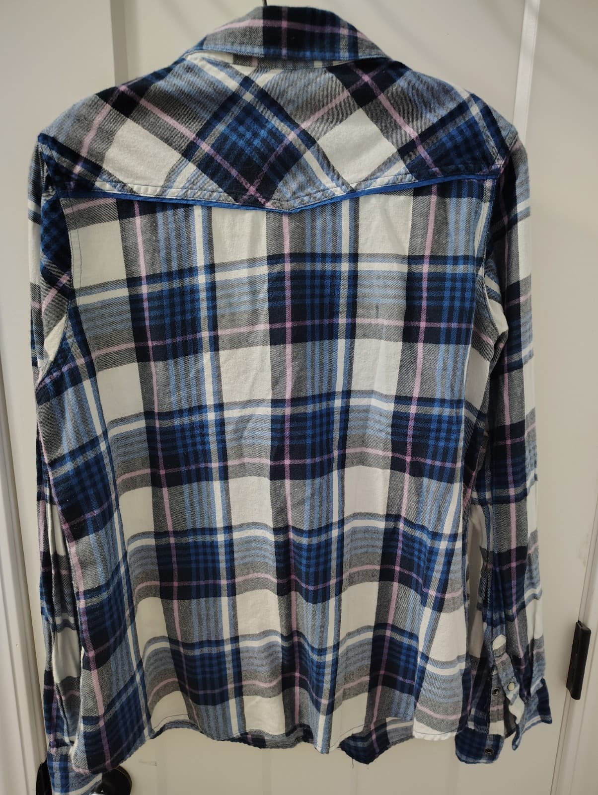 Mossimo Supply Co Shirt Women’s Size XL Flannel Boyfriend Fit Long Sleeve - Thumbnail 5