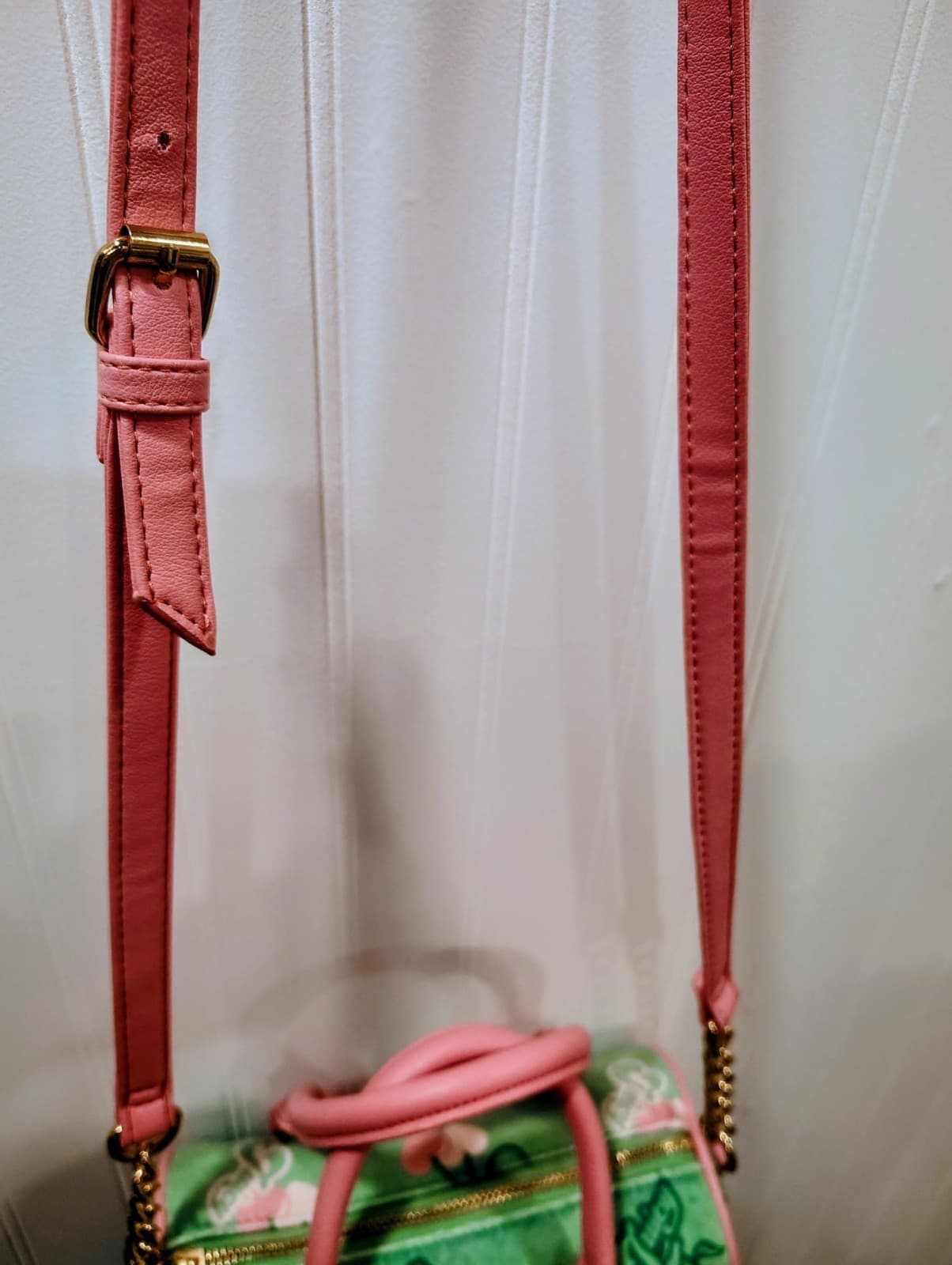 Juicy Couture Retro Cherry Mini Barrel Handbag Crossbody Green Pink NWOT $99 - Thumbnail 6