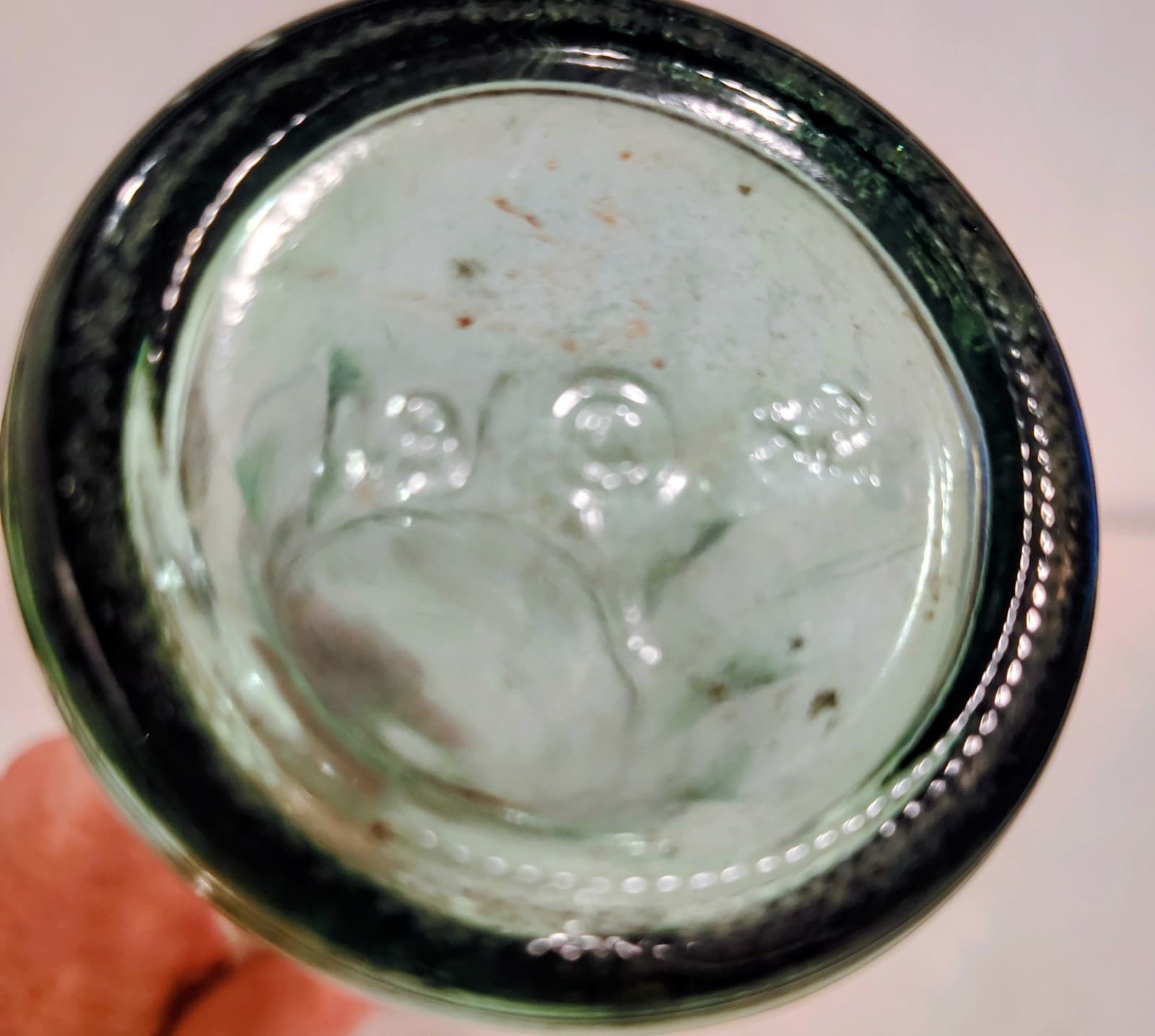 Vintage 1962 Coca Cola Green Glass Bottle - Thumbnail 4