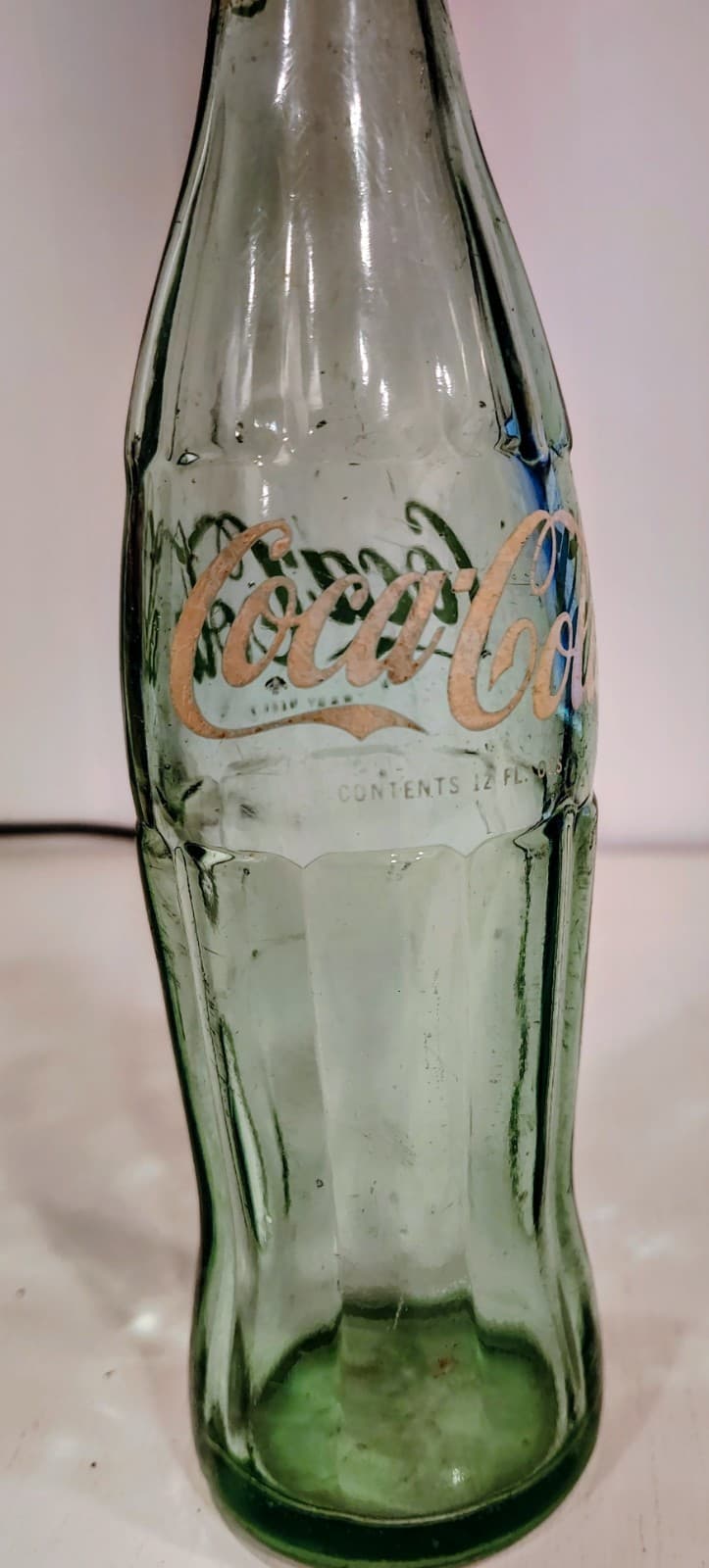 Vintage 1962 Coca Cola Green Glass Bottle - Thumbnail 9