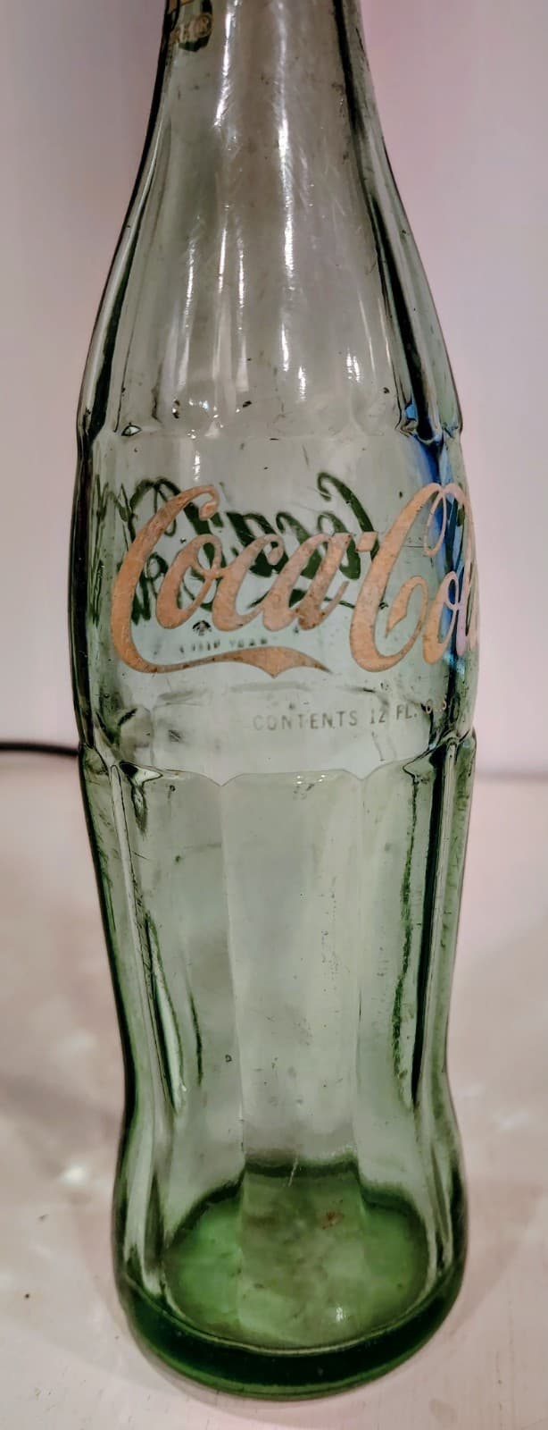 Vintage 1962 Coca Cola Green Glass Bottle - Thumbnail 8