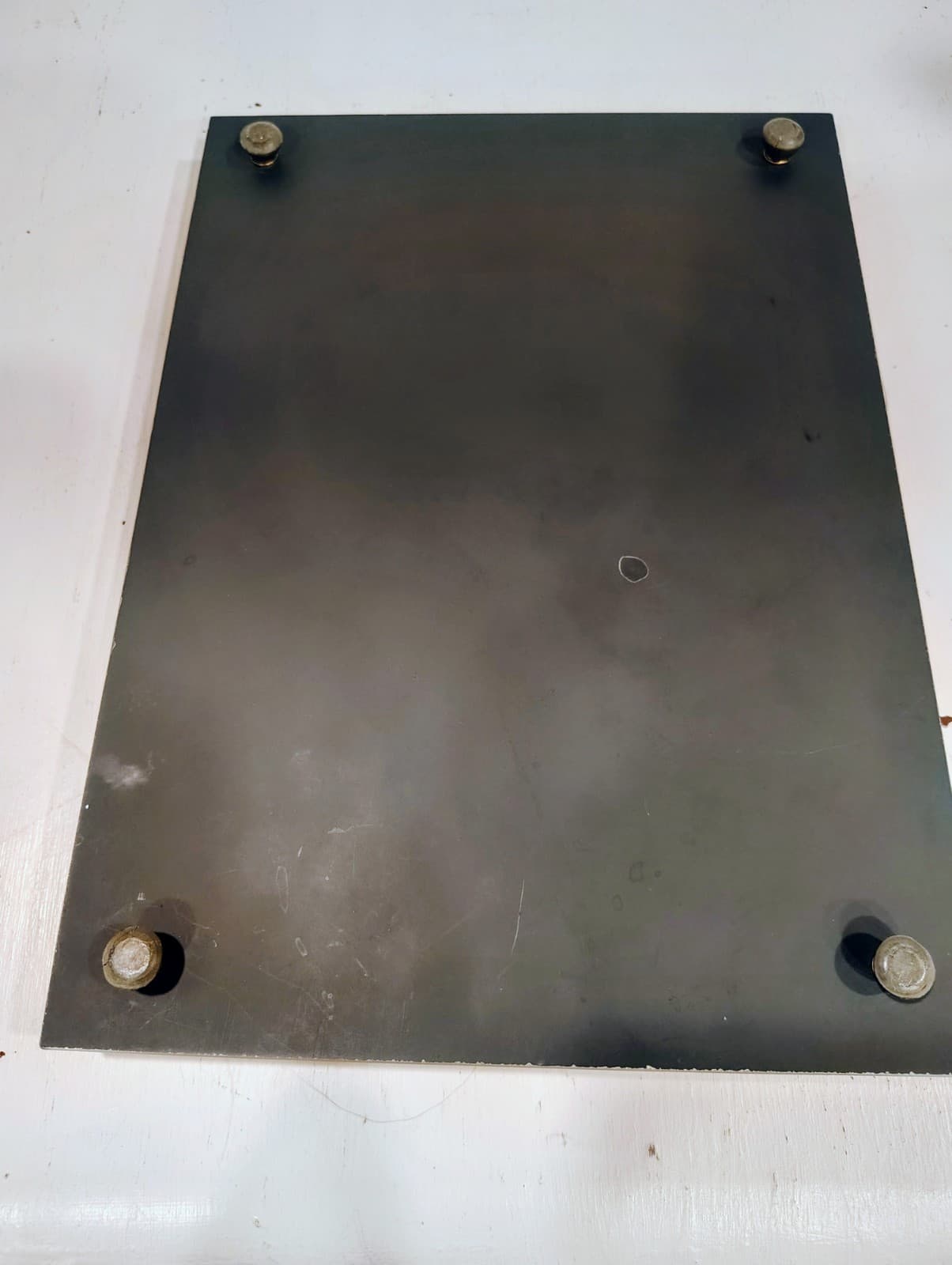 Vintage 1980s Glass Mirror Vanity Tray EUC - Thumbnail 8