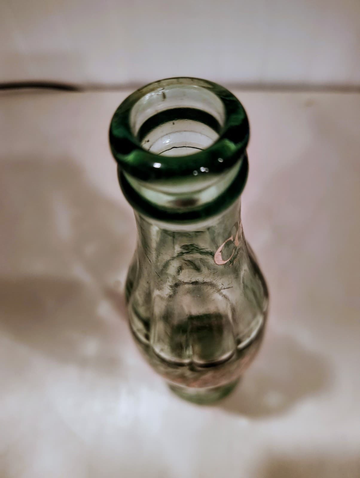 Vintage 1962 Coca Cola Green Glass Bottle - Thumbnail 5