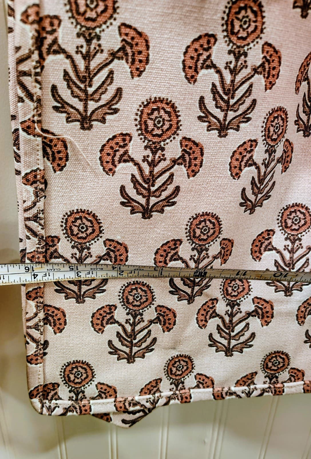 NWT Harper Block Floral Print, Linen Canvas Tote Bag Tassels - Thumbnail 7