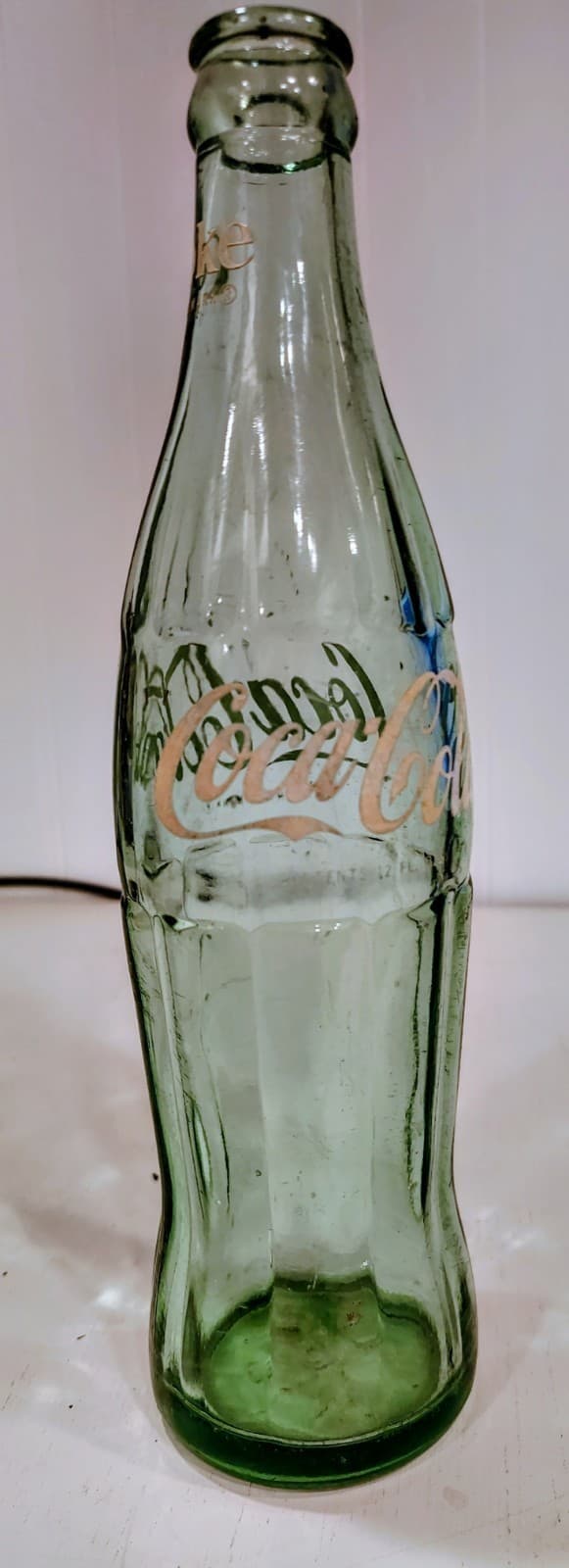 Vintage 1962 Coca Cola Green Glass Bottle - Thumbnail 10