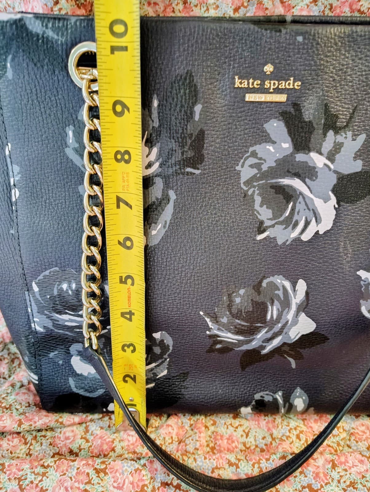 Kade Spade New York Womens Shoulder Bag Leather Blue/Silver NWOT $378 - Thumbnail 5