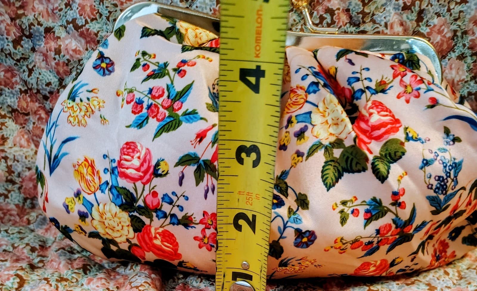 The Vintage Cosmetic Company NWOT Floral Cosmetic Clutch - Thumbnail 11
