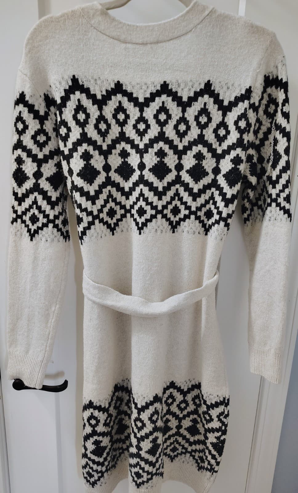 NWT Lucky Brand Cardigan With Waist Belt, Women's Large, MSRP $119 - Thumbnail 2