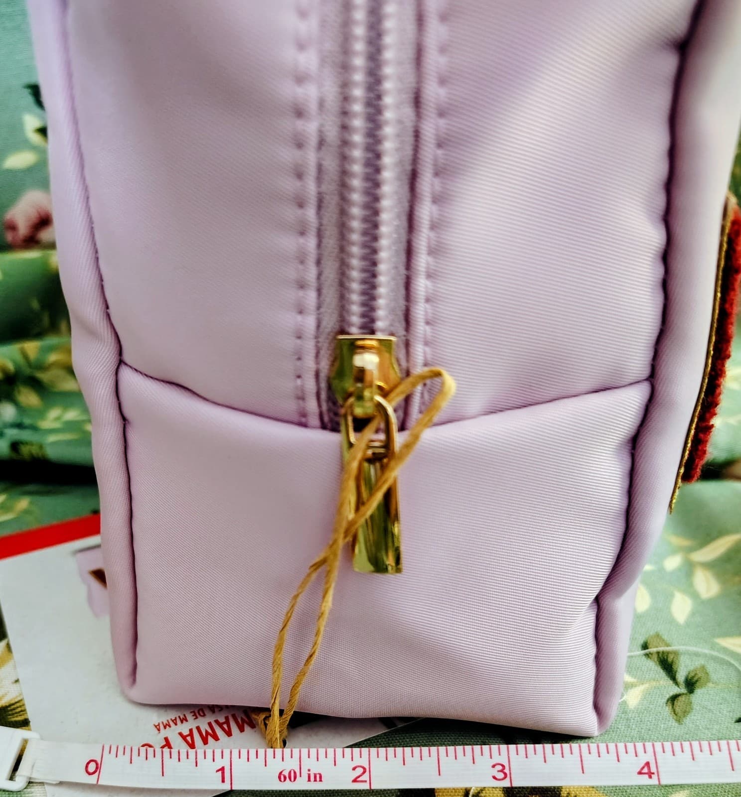 NWT Mama Pouch Cosmetic Bag Varsity Letters - Thumbnail 9