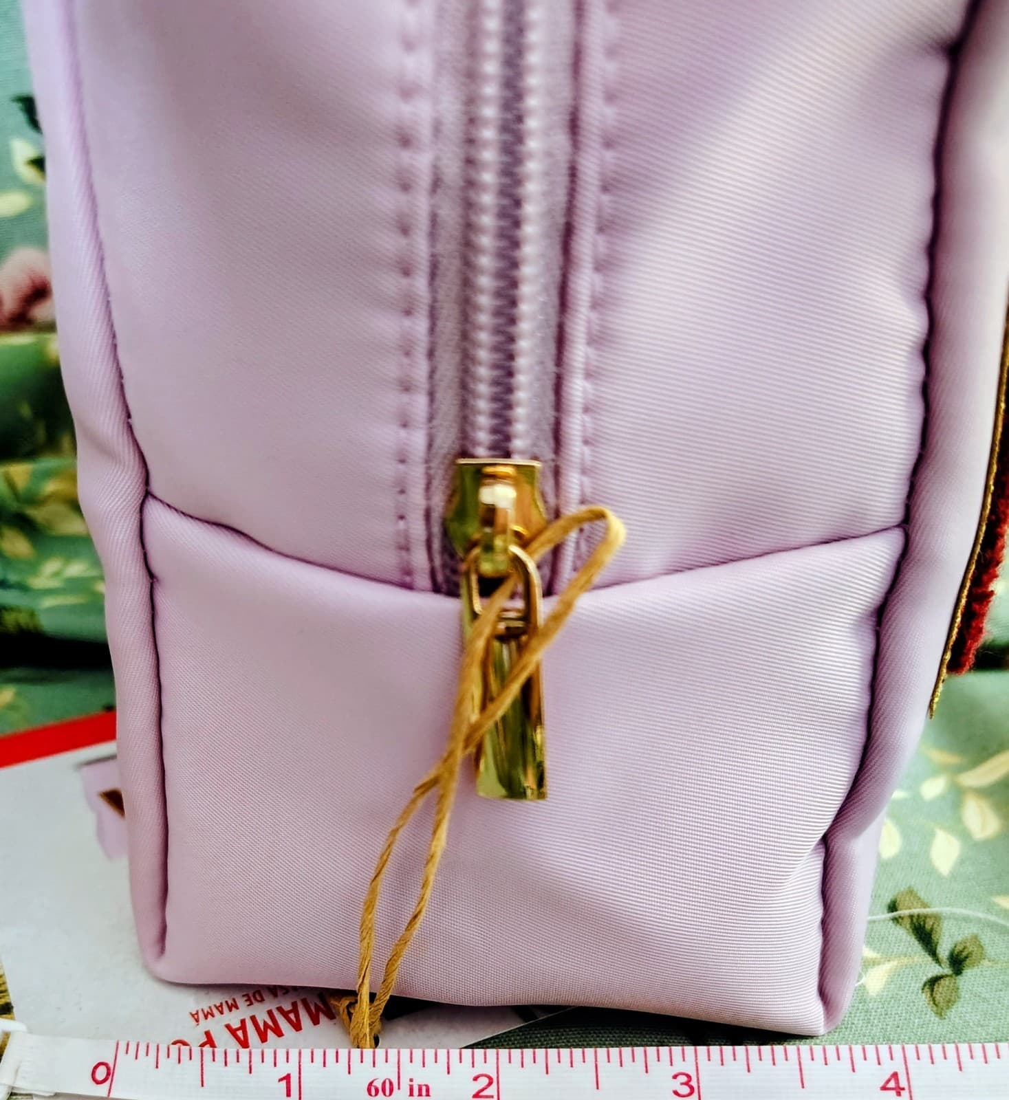 NWT Mama Pouch Cosmetic Bag Varsity Letters - Thumbnail 8