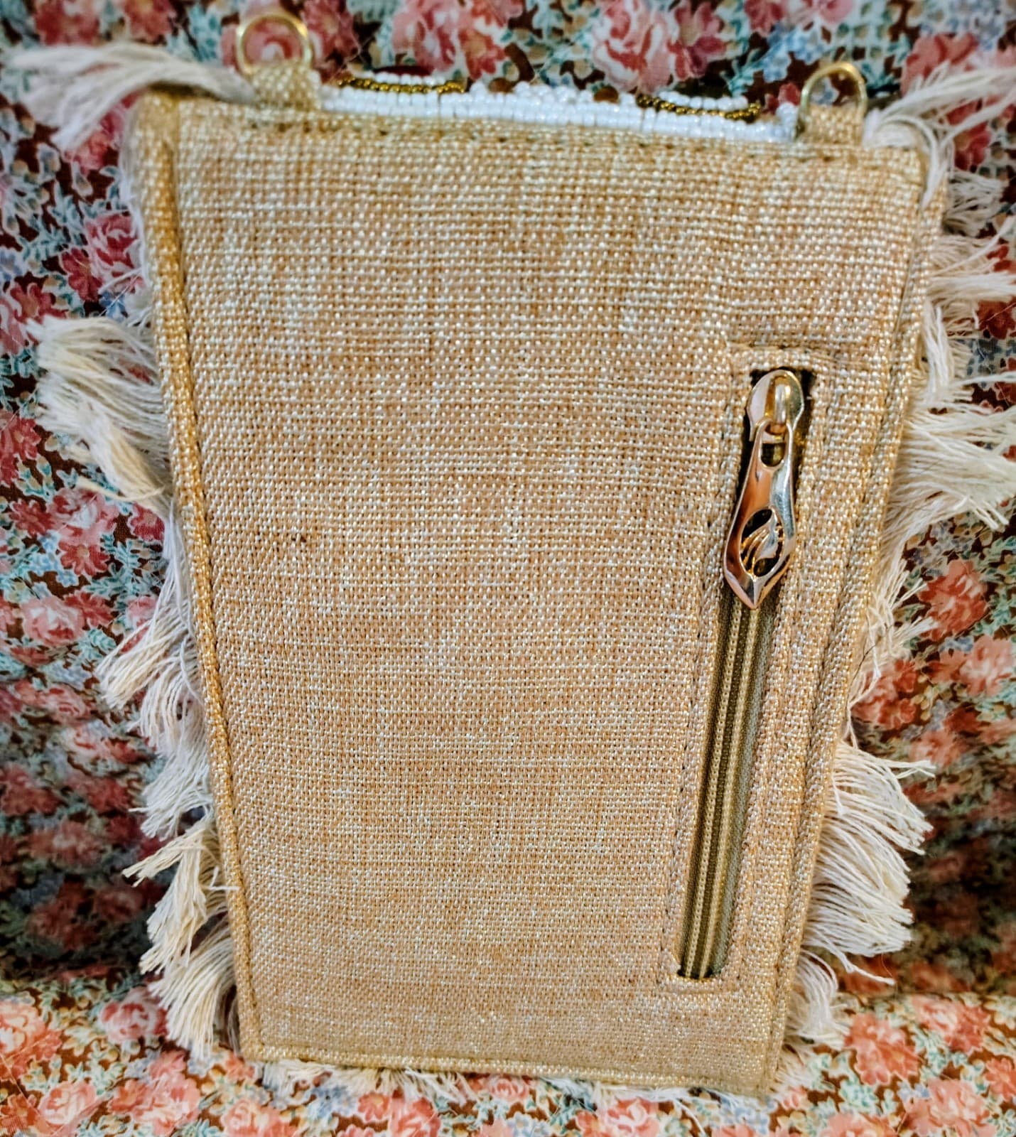 Bohemian Wallet Clutch With Coins, Shells, Beads - Thumbnail 4