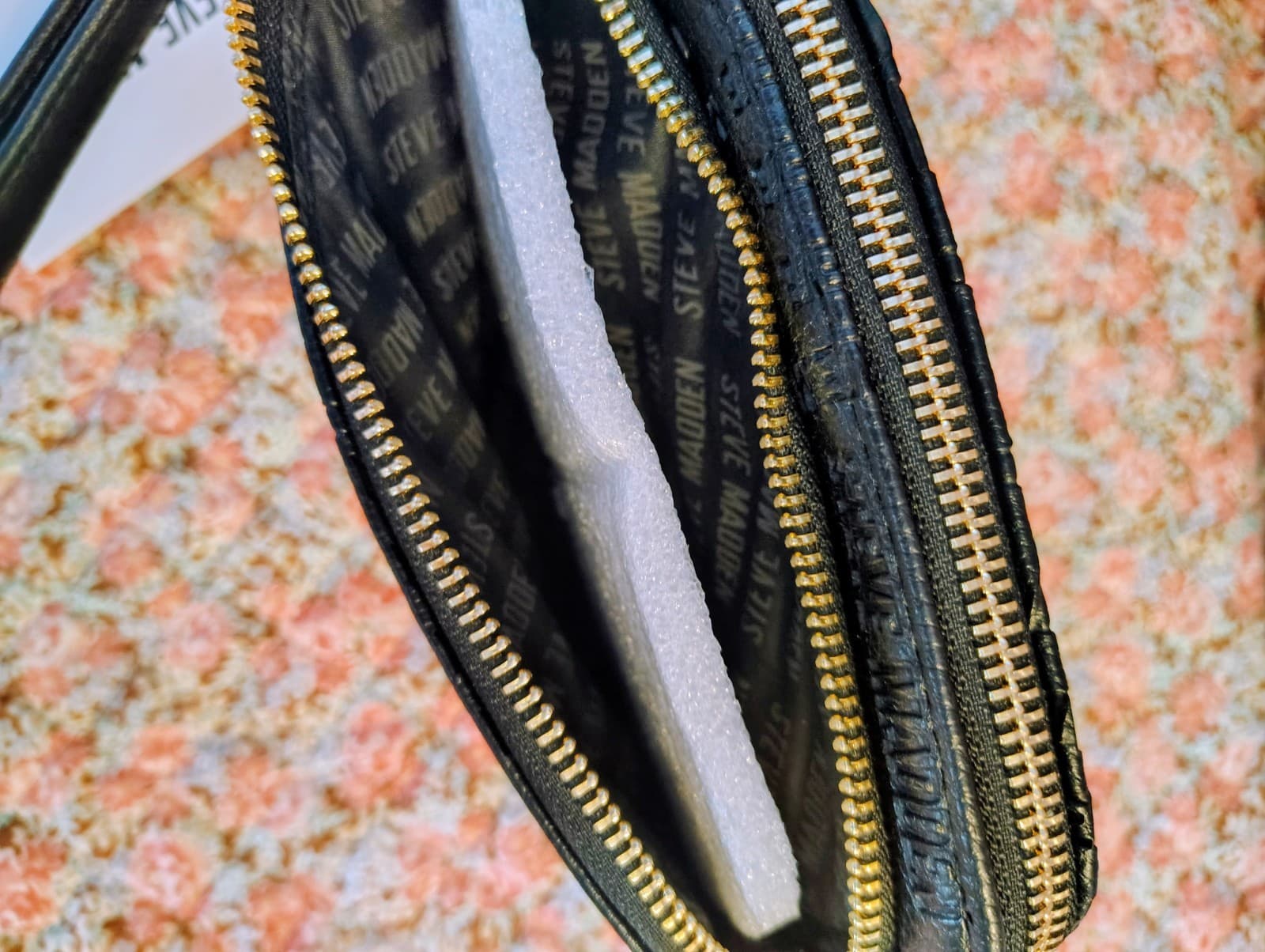 NWT Steve Madden Black Wallet Wristlet With Strap, MSRP $52 - Thumbnail 11