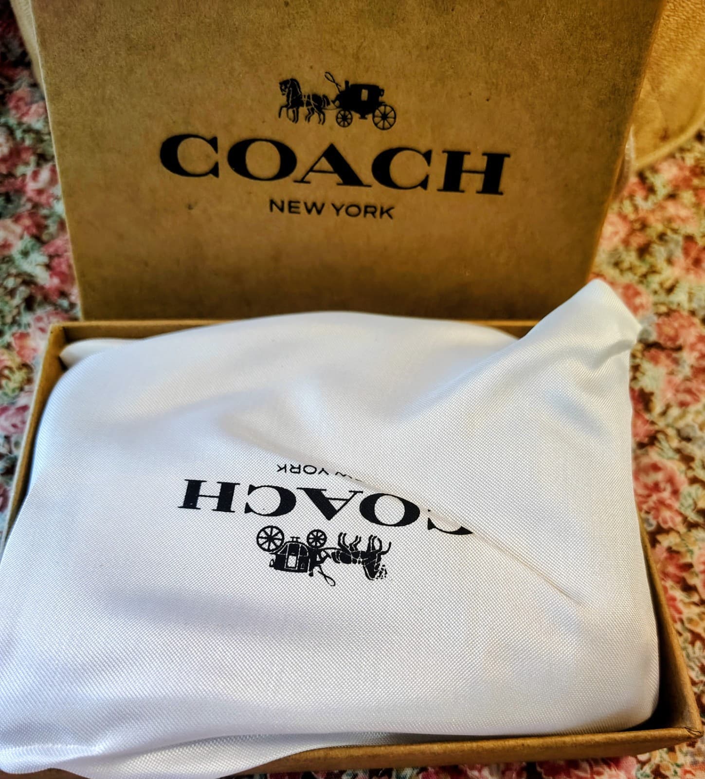 Coach Trifold Wallet NIB White Logo - Thumbnail 15
