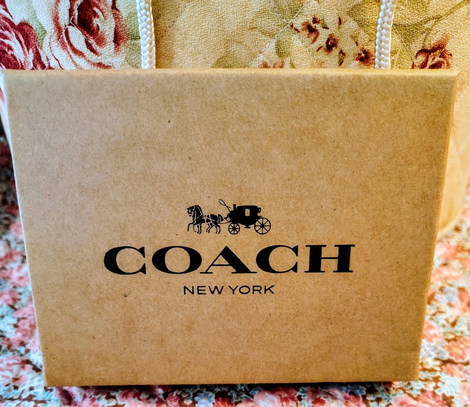 Coach Trifold Wallet NIB White Logo - Thumbnail 16