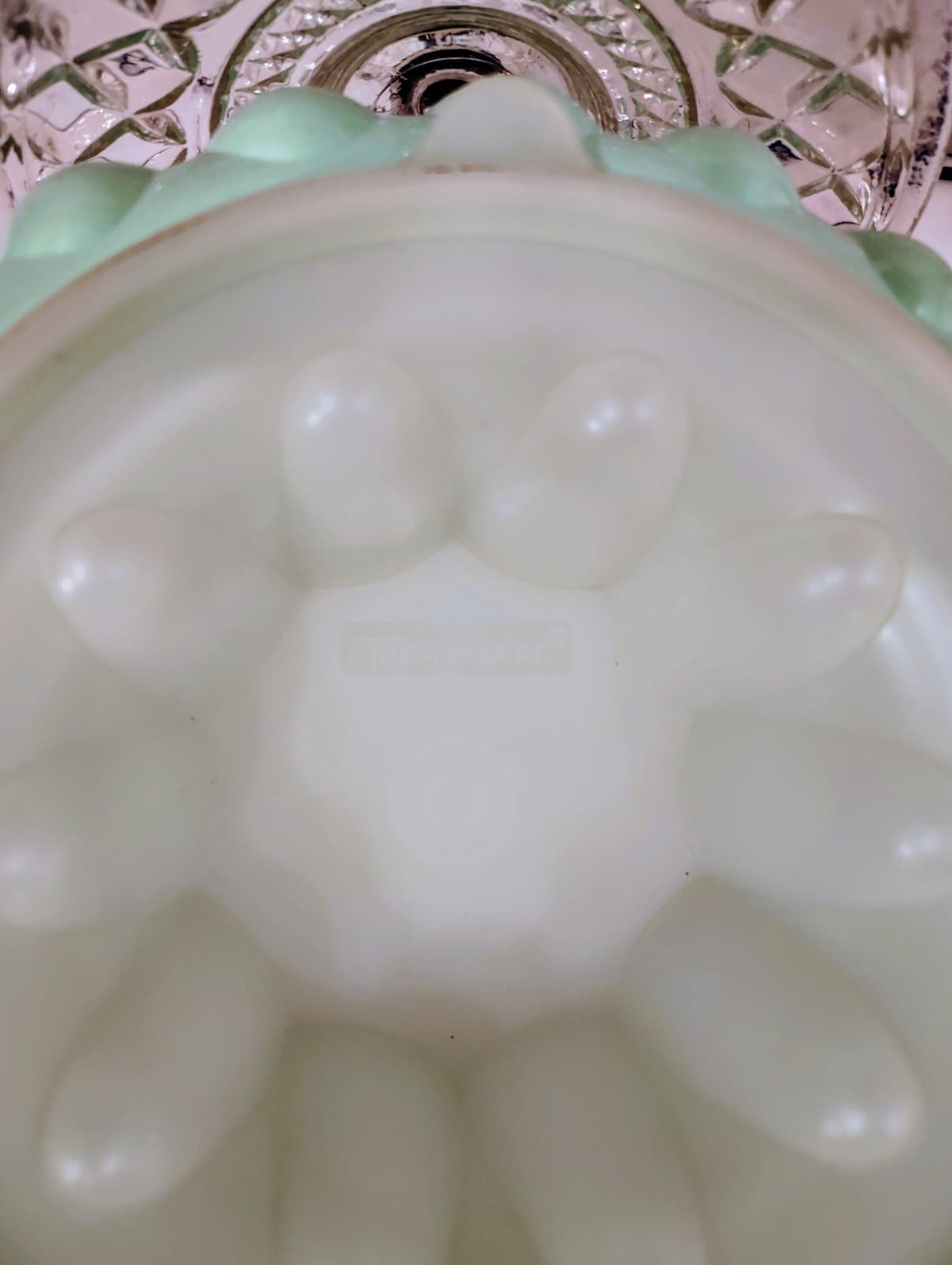Tupperware Jel-Ring Jello Mold Vintage Mint Green - Thumbnail 3