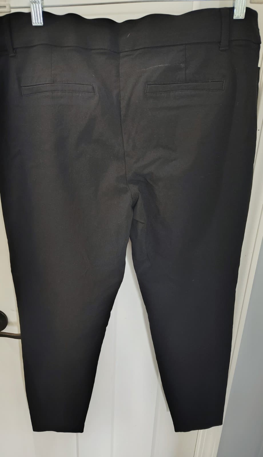 Maurices Black Dress Pants, Elastic Waist, Size XL Short - Thumbnail 2