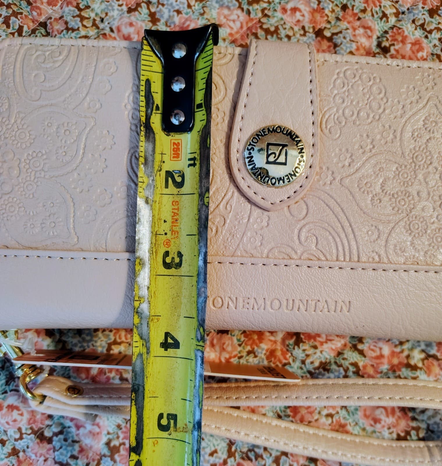 NWT Stone Mountain Blush Pink Previously Leather Wallet MSRP $88 - Thumbnail 14