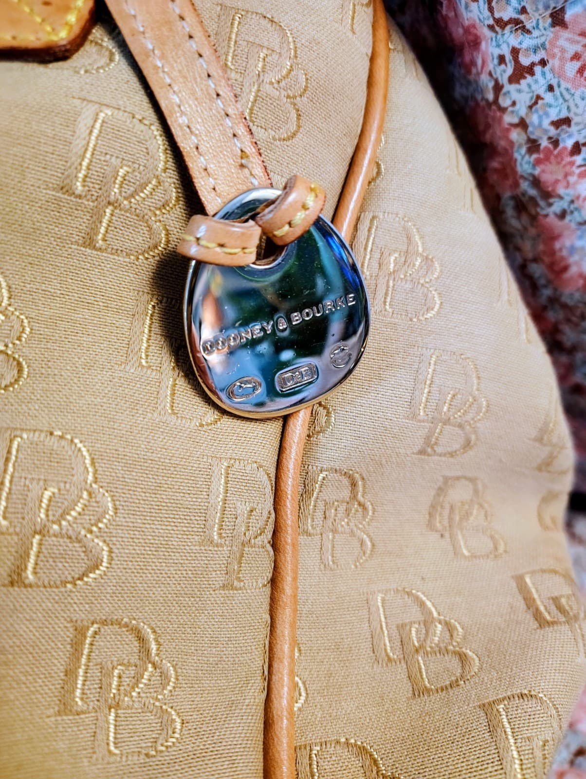 Dooney And Bourke Large Satchel Tote Bag, Duck Charm, COA - Thumbnail 10